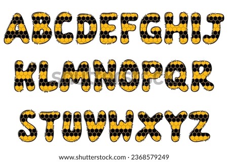 Handcrafted Insect letters color creative art typographic design