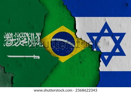 brazil between Saudi Arabia and Israel. Saudi Arabia brazil Israel.