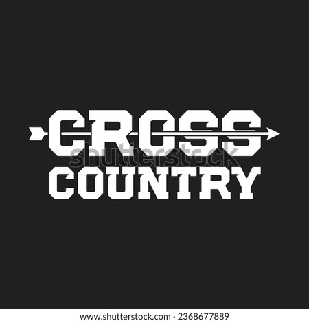 cross country t shirt design vector