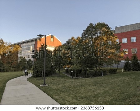Beautiful Manassas campus of George Mason university, in northern virginia, virginia, usa