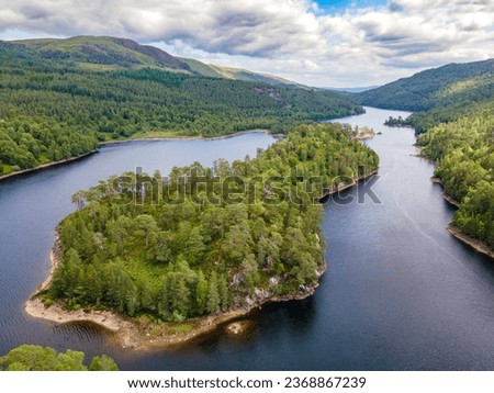 Loch beinn a’ mheadhoin glen affric, Scotland, United Kingdom Royalty-Free Stock Photo #2368867239