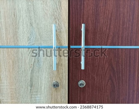 photo of a simple wardrobe door