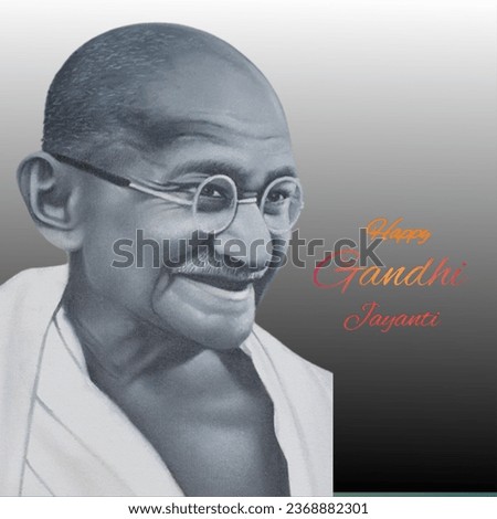 Happy Gandhi jayanti nice and beautiful pictures  Royalty-Free Stock Photo #2368882301