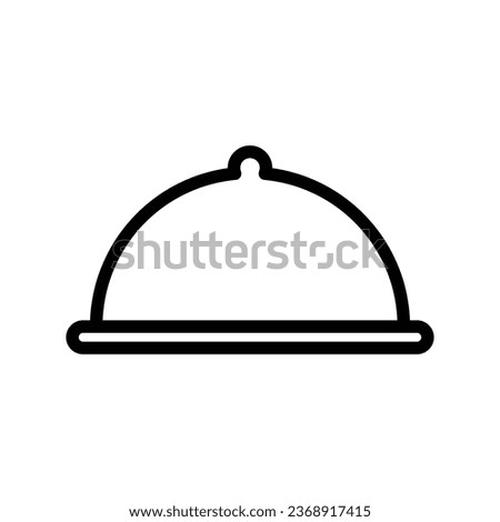 Food Tray Icon Vector Simple Design	