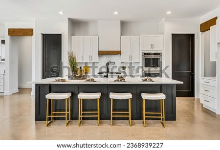 Dallas, texas - August 30th 2023: a home kitchen  Royalty-Free Stock Photo #2368939227