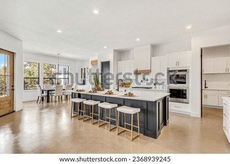 Dallas, texas - August 30th 2023: a home kitchen  Royalty-Free Stock Photo #2368939245