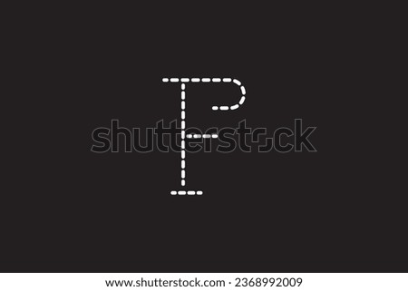 a close up of a black background with a white letter F