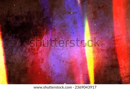 Dusted Holographic Abstract Multicolored Backgound Photo Overlay, Screen Mode for Vintage Retro Looking, Rainbow Light Leaks Prism Colors, Trend Design Creative Defocused Effect, Blurred Glow Vintage
