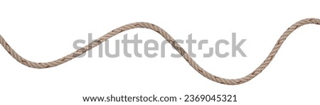 A giant web rope stretched into a curve Royalty-Free Stock Photo #2369045321