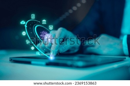 Digital transformation technology strategy, IoT, internet of things. transformation of ideas and the adoption of technology in business in the digital age, enhancing global business capabilities. Ai	
 Royalty-Free Stock Photo #2369153863