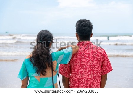 Colva beach scenes of South Goa, India.