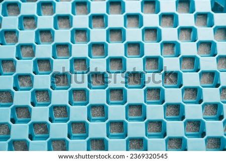 Checkered, checkerboard background blue color made 3d printer