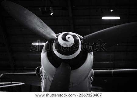 Classic Antique Military Aircraft or Plane from World War 1 at the United States Air Force Museum in Dayton Ohio Royalty-Free Stock Photo #2369328407