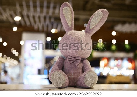Soft Baby toy doll on white background.