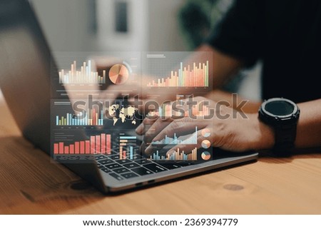 Data analytics plays a critical role in helping businesses make informed decisions based on data-driven insights. Royalty-Free Stock Photo #2369394779