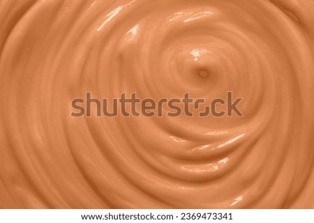 Texture cream apricot crush color. Trend Color of the Year 2024 - Apricot Crush Royalty-Free Stock Photo #2369473341