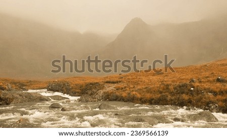 autumn, Scotland, tourism, recreation, landscapes, rivers, mountains, castles