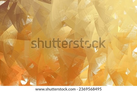 Light Orange vector backdrop with memphis shapes. Modern abstract illustration with colorful random forms. Modern design for your business card.