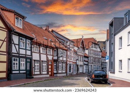 Old city of Hameln, Germany 