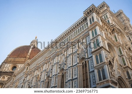 views of the famous duomo from the plaza