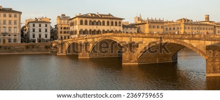 view of an iconic bridge in Florence