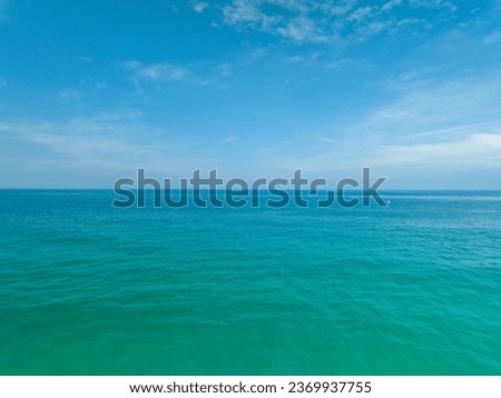 Beautiful seacoast view at open sea in summer season,Nature Environment and Travel background,Amazing sea ocean background