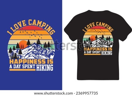 Camping T-Shirt Design For You