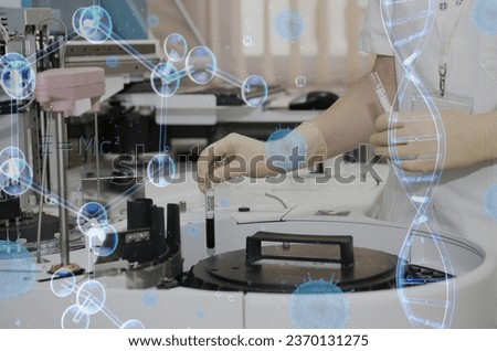 Bio Lab Technician, Bio Technology  Royalty-Free Stock Photo #2370131275