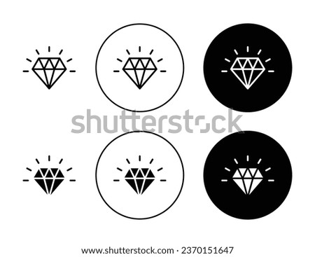 Values vector icon set in black color. Suitable for apps and website UI designs Royalty-Free Stock Photo #2370151647