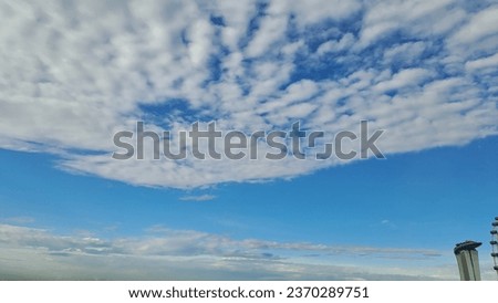 Beautiful Sky with Pretty Cloud In  Singapore