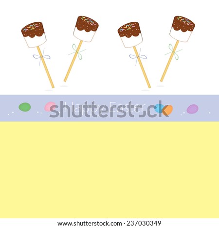 Chocolate Marshmallow Pops - Easter