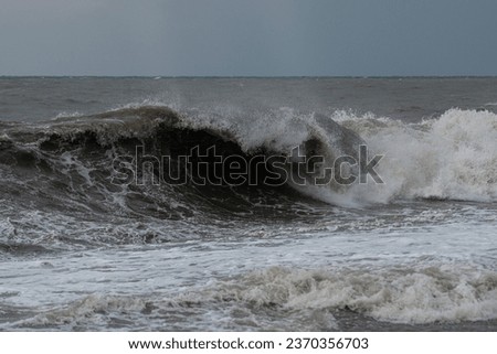 storm on the Black Sea, waves on the sea