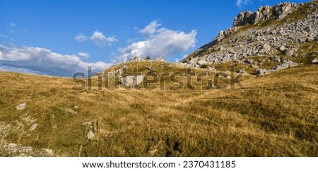 Outdoor photography of mountain with rocky and wild environment
