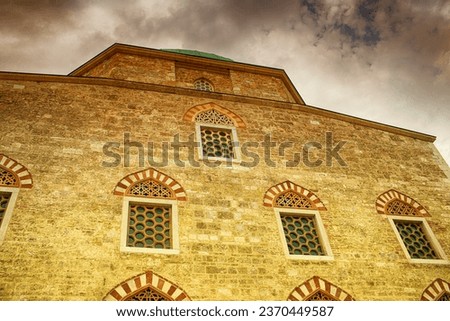 View of the mosque in Pecs,Hungary. High quality photo