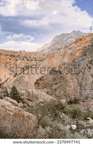 Fann Mountains in the heart of Tajikistan. High quality photo