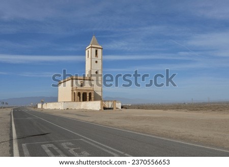 church of La Salinas  in Cabo de Gata National Park 
