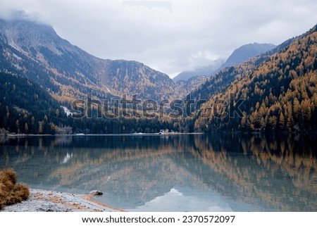 photos of mountain and lake views 