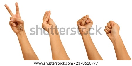 
Hand set isolated from background, for advertising, branding, clip art, advertising business.