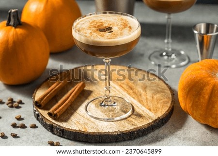 Boozy Pumpkin Spice Espresso Martini with Vodka