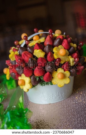 Edible Arrangements Fruit Floral Arrangement for Special Occasion Celebration Royalty-Free Stock Photo #2370686047