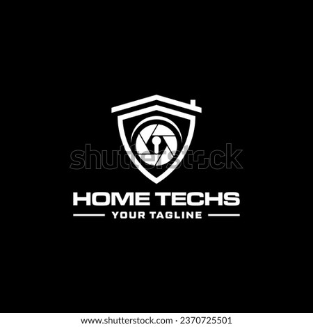 Home Security and CCTV Logo Sign Design