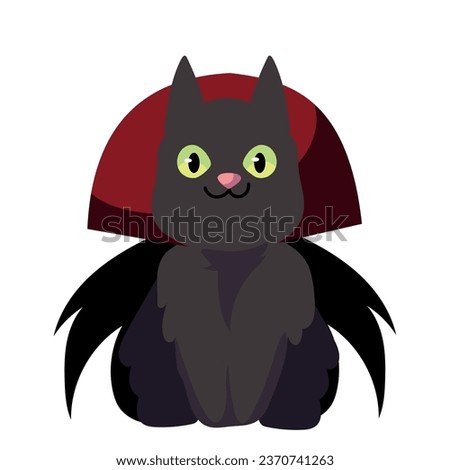 halloween pet disguised cute illustration isolated