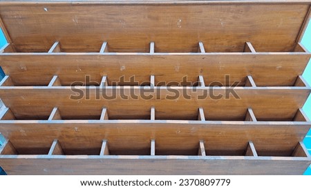 File storage rack in an office