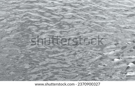 water ripples on a river.