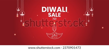 Happy Diwali Indian festival. Creative social media poster for diwali. Diwali Festival creative ads. Royalty-Free Stock Photo #2370901473