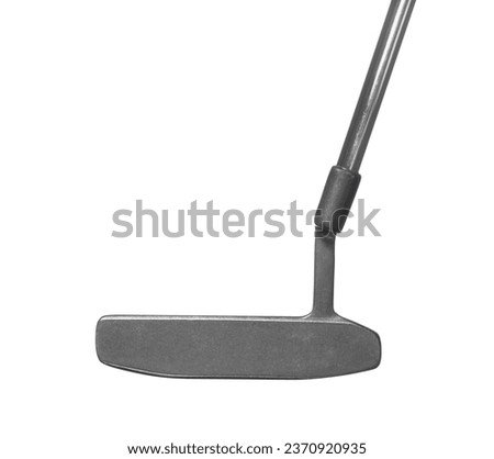 Golf Putter Isolated on a White Background