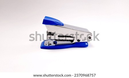 Stapler Blue in white background