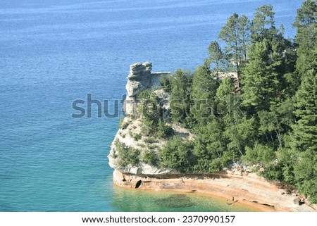 Miners Castle Pictured Rocks National Lakeshore off of Lake Superior