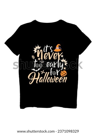 It's never too early for Halloween t-shirt design