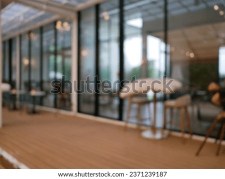 abstract blur coffee shop cafe and restaurant for background